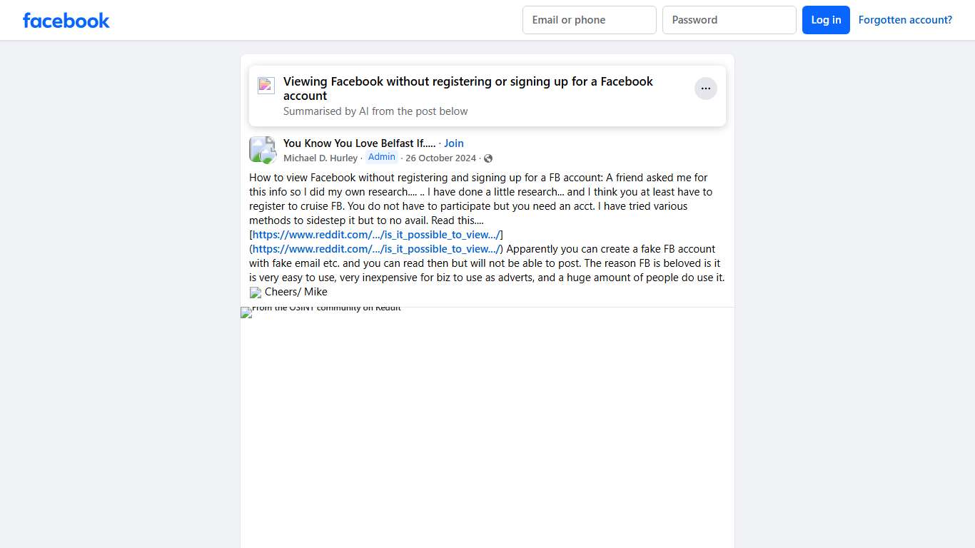 You Know You Love Belfast If..... | How to view Facebook without registering and signing up for a FB account: A friend asked me for this info so I did my own research... | Facebook